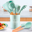 Kit de 12 Peças de Utensílios de Cozinha em Silicone