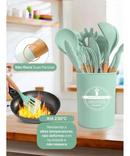 Kit de 12 Peças de Utensílios de Cozinha em Silicone