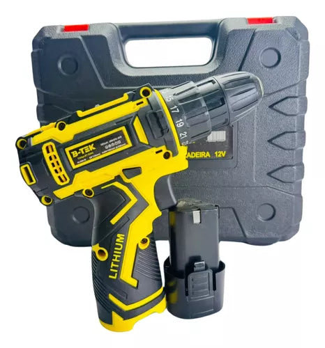 Parafusadeira Furadeira Portátil Ultra B-tek™ - [DESCONTO DE PÁSCOA]