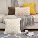 Capa de almofada estilo boho 45x45 linho e algodão - My Store