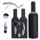 Kit Abridor Saca Rolhas Tampa Dosador Vinho Luxo em Forma de