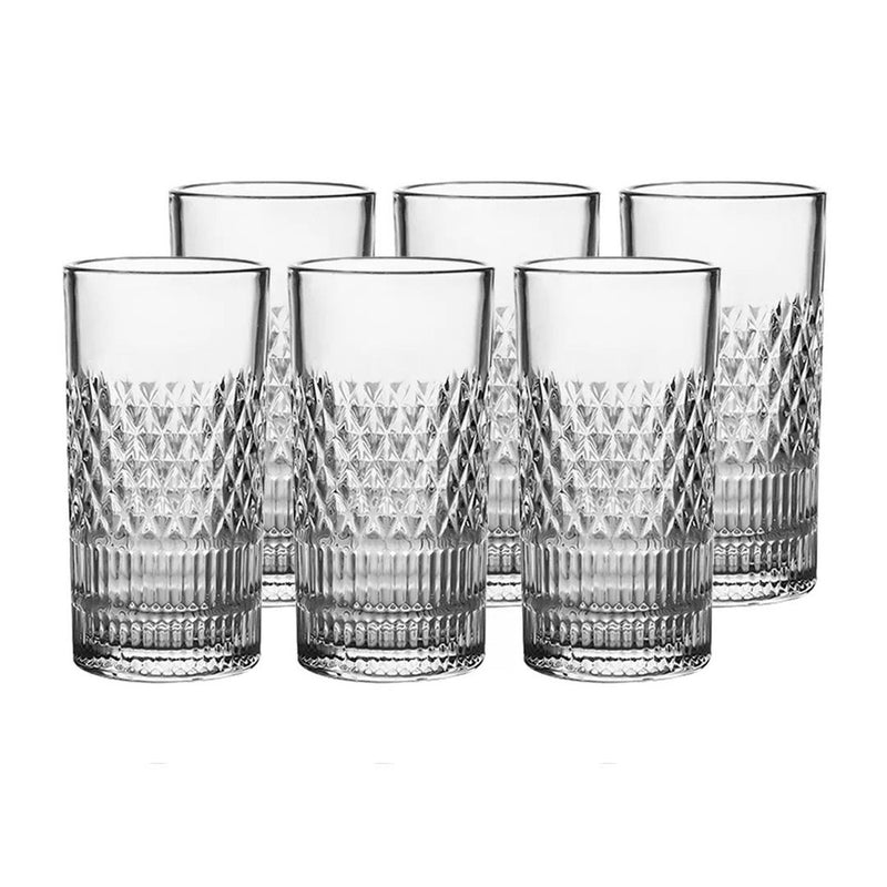 Jogo de 6 copos L'hermitage Esplanada 350ml alto